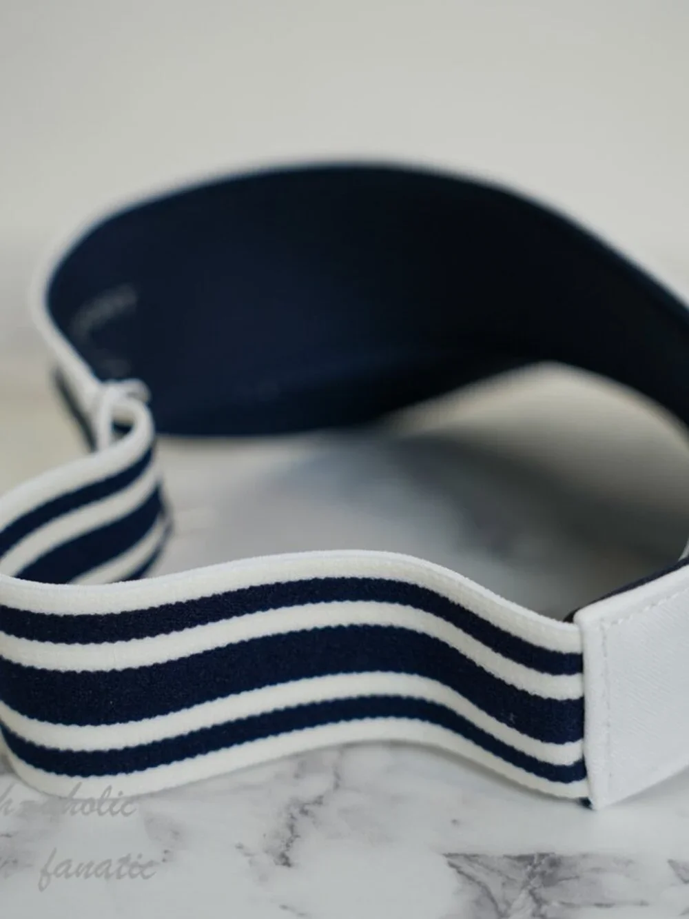 Tory Burch Sport Visor Performance Embroidered Big Logo Snow White NWT
